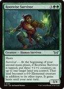 Rootwise Survivor [Duskmourn: House of Horror] Foil