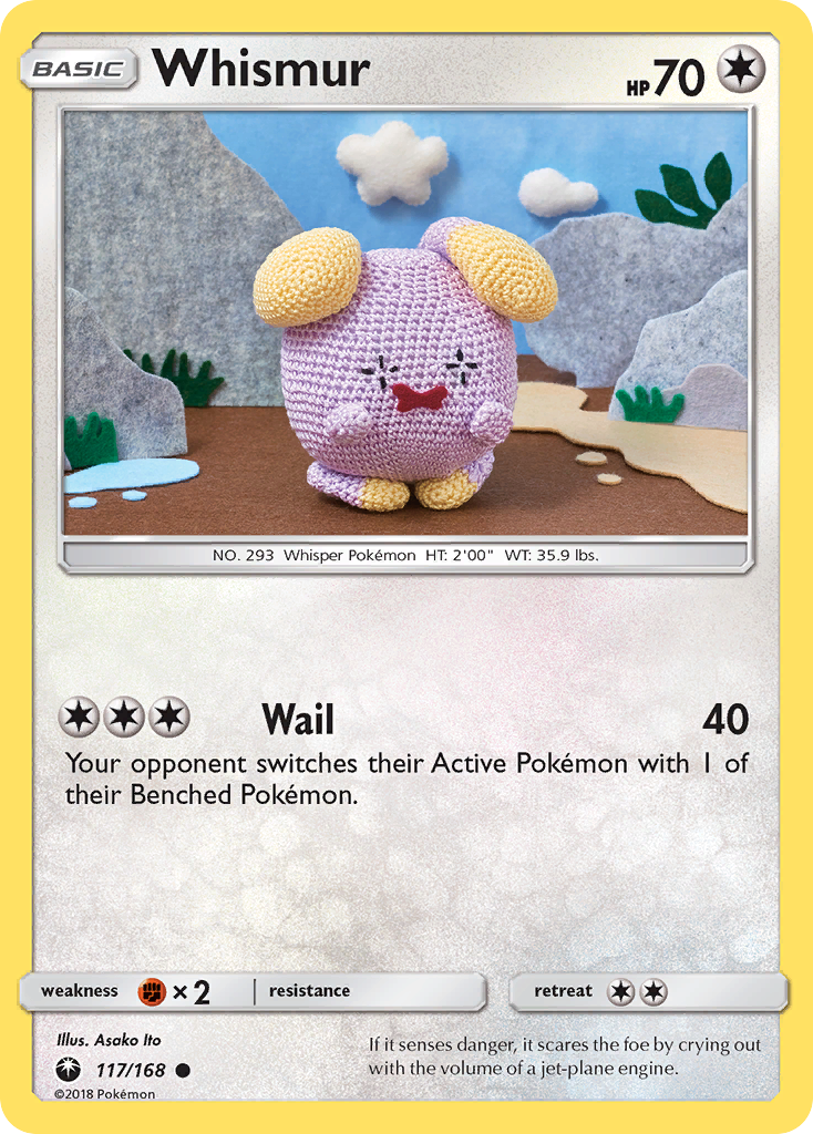 Whismur (117/168) [Sun & Moon: Celestial Storm] Reverse Holofoil