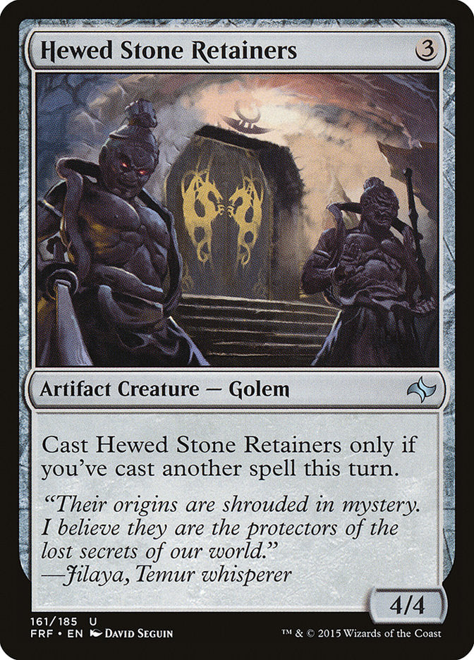 Hewed Stone Retainers [Fate Reforged] Foil