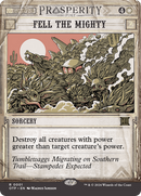 Fell the Mighty [Outlaws of Thunder Junction: Breaking News] Foil