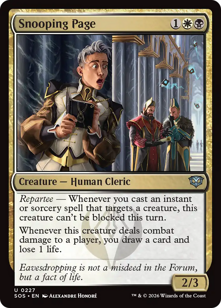 Snooping Page [Secrets of Strixhaven] Foil