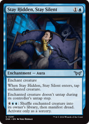Stay Hidden, Stay Silent (0291) [Duskmourn: House of Horror] Foil