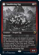 Smoldering Egg // Ashmouth Dragon [Innistrad: Double Feature] Foil