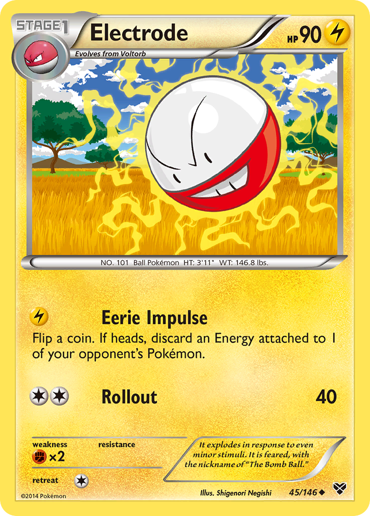 Electrode (45/146) [XY: Base Set] Reverse Holofoil