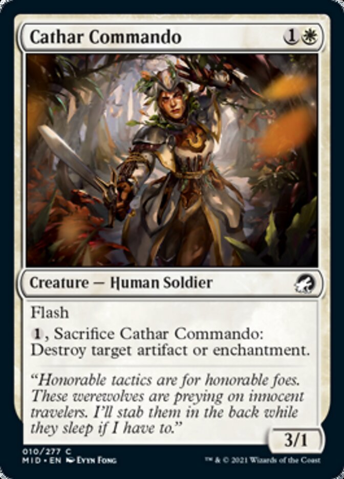 Cathar Commando [Innistrad: Midnight Hunt] Foil