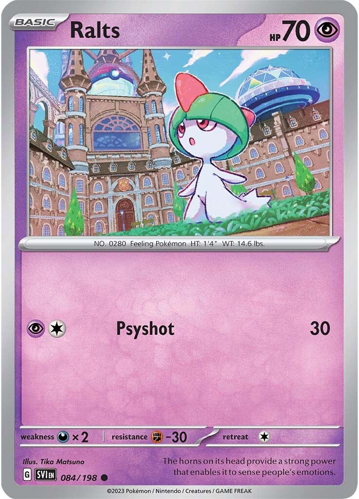 Ralts (084/198) [Scarlet & Violet: Base Set] Reverse Holofoil