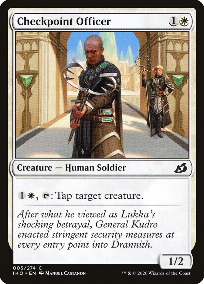Checkpoint Officer [Ikoria: Lair of Behemoths] Foil