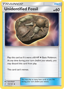 Unidentified Fossil (155/181) [Sun & Moon: Team Up] Reverse Holofoil