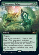 Thunderous Debut (Extended Art) [Wilds of Eldraine] Foil