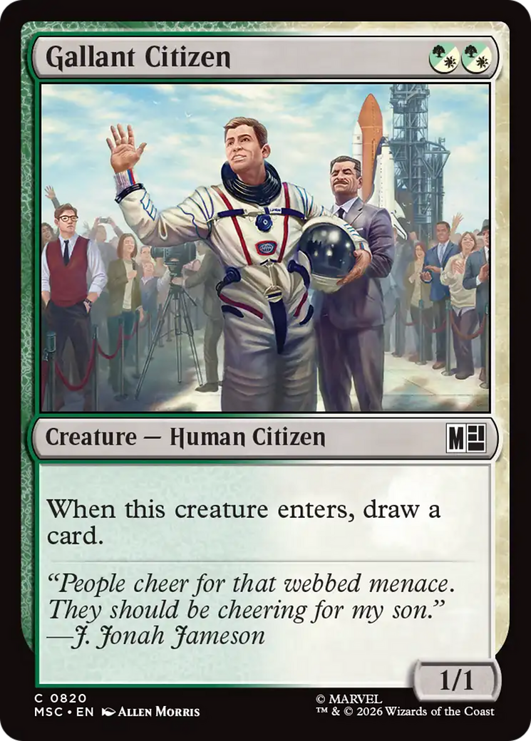Gallant Citizen [Marvel Super Heroes Commander] Foil