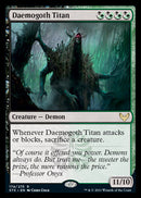 Daemogoth Titan [Strixhaven: School of Mages] Foil