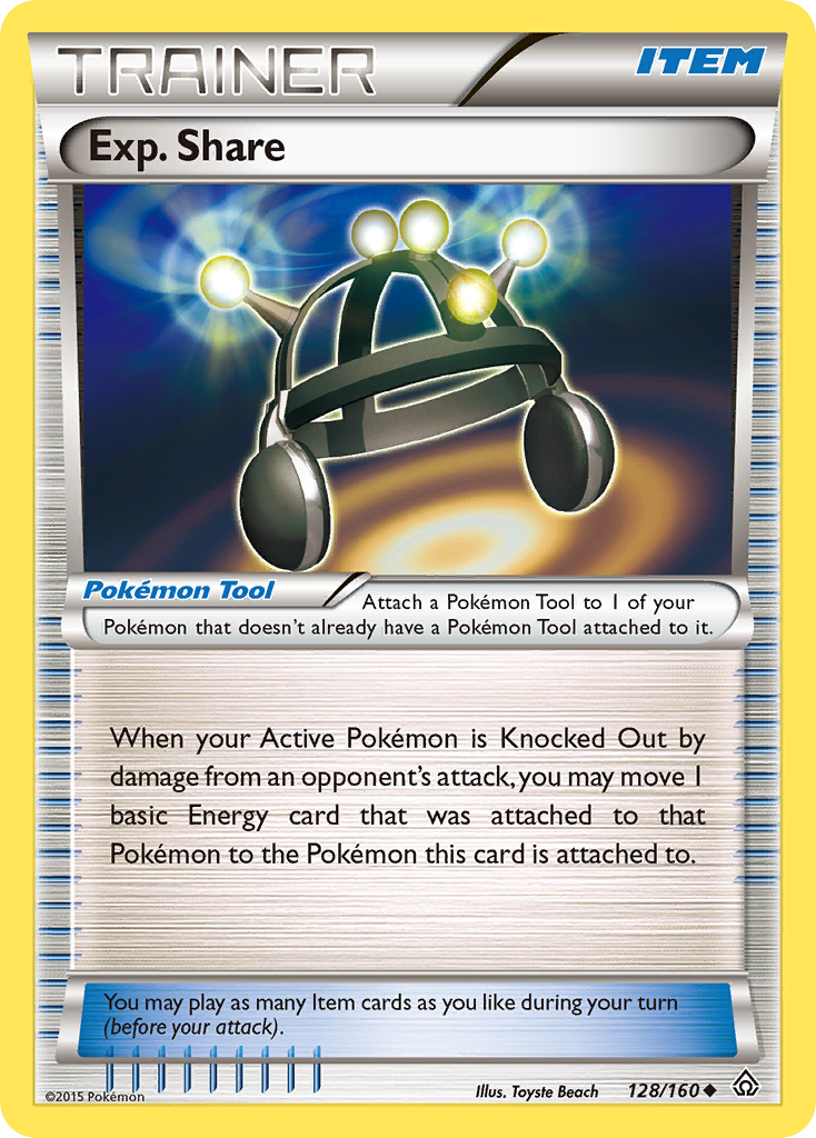 Exp. Share (128/160) [XY: Primal Clash] Reverse Holofoil
