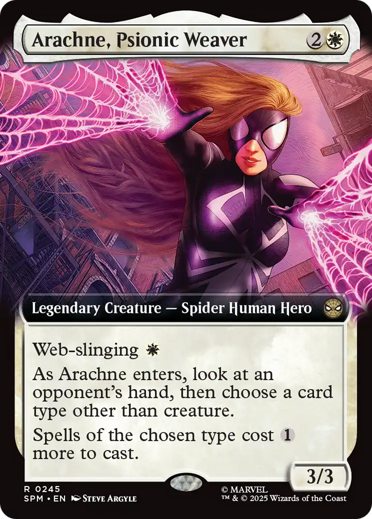 Arachne, Psionic Weaver (Extended Art) [Marvel's Spider-Man] Foil