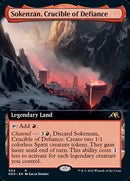Sokenzan, Crucible of Defiance (Extended Art) [Kamigawa: Neon Dynasty] Foil