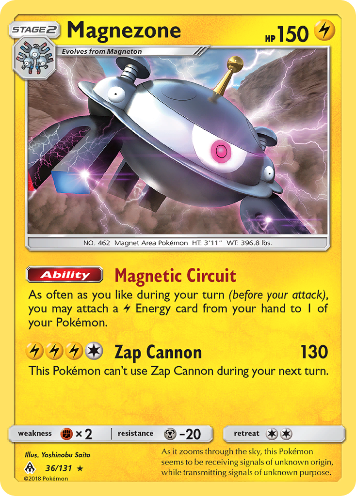 Magnezone (36/131) [Sun & Moon: Forbidden Light] Reverse Holofoil
