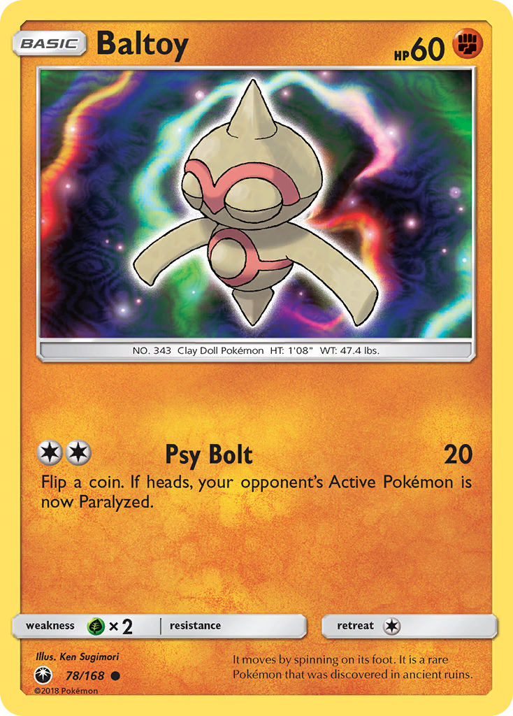 Baltoy (78/168) [Sun & Moon: Celestial Storm] Reverse Holofoil