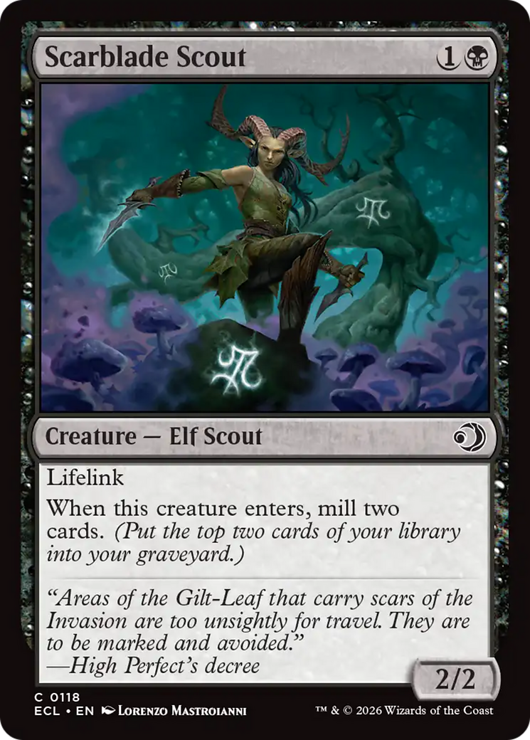 Scarblade Scout [Lorwyn Eclipsed] Foil