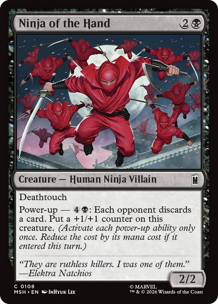 Ninja of the Hand [Marvel Super Heroes] Foil