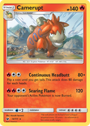 Camerupt (14/111) [Sun & Moon: Crimson Invasion] Reverse Holofoil