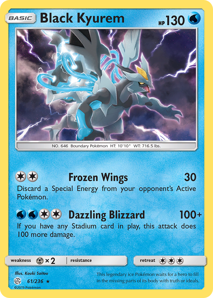 Black Kyurem (61/236) [Sun & Moon: Cosmic Eclipse] Reverse Holofoil