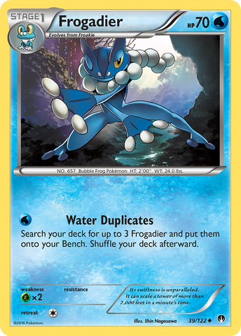 Frogadier (39/122) [XY: BREAKpoint] Reverse Holofoil