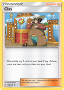 Clay (188/236) [Sun & Moon: Cosmic Eclipse] Reverse Holofoil