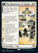 The Restoration of Eiganjo // Architect of Restoration (Showcase Soft Glow) [Kamigawa: Neon Dynasty] Foil