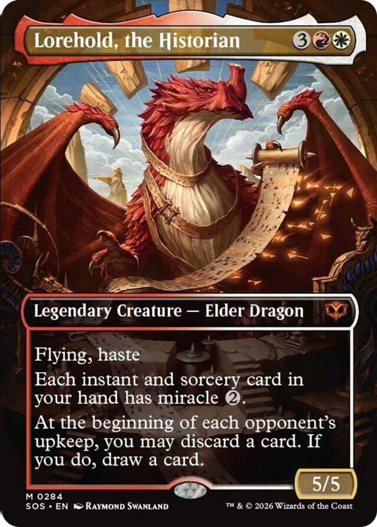 Lorehold, the Historian (Borderless) [Secrets of Strixhaven] Foil