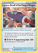 Single Strike Scroll of the Fanged Dragon (158/203) [Sword & Shield: Evolving Skies] Reverse Holofoil