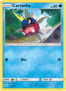 Carvanha (27/145) [Sun & Moon: Guardians Rising] Reverse Holofoil