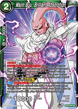 Majin Buu, Brilliant Absorption (BT14-079) [Cross Spirits] Parallel Foil