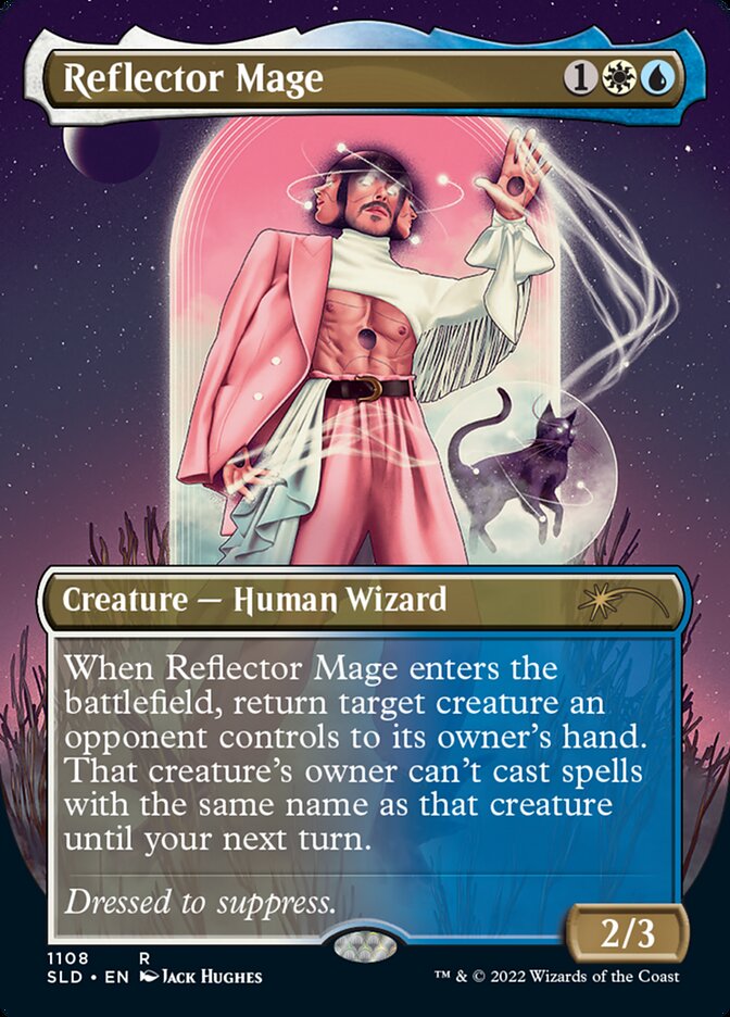 Reflector Mage (Borderless) [Secret Lair Drop Series] Foil