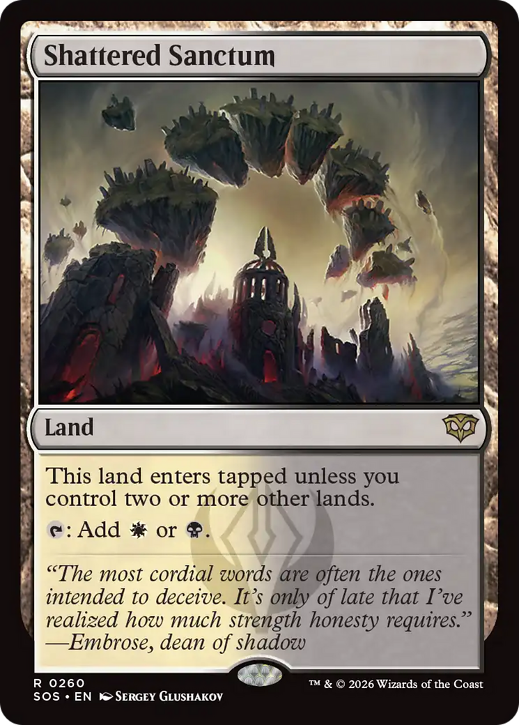 Shattered Sanctum [Secrets of Strixhaven] Foil