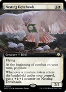 Nesting Dovehawk (Extended Art) [March of the Machine Commander] Foil