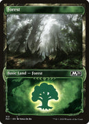 Forest (313) (Showcase) [Core Set 2021] Foil
