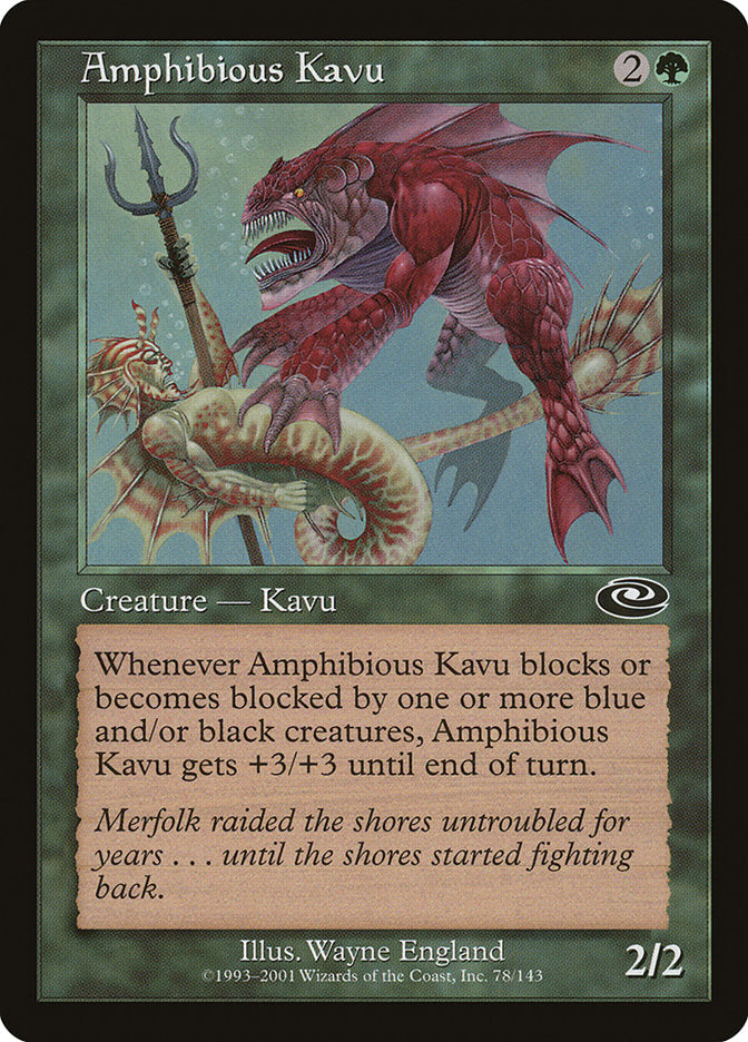 Amphibious Kavu [Planeshift] Foil