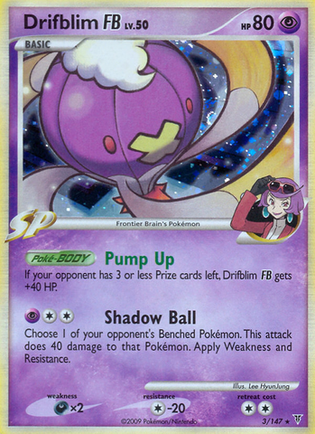 Drifblim FB (3/147) [Platinum: Supreme Victors] Reverse Holofoil