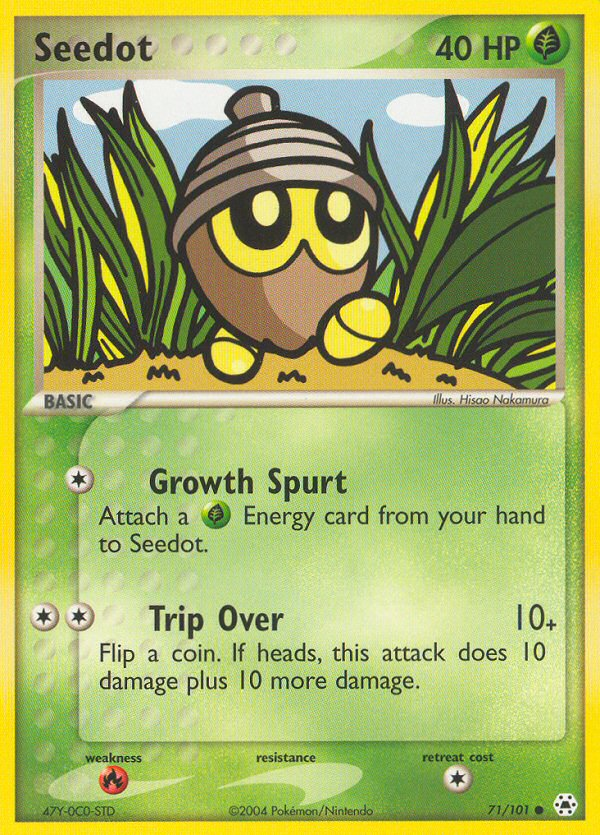 Seedot (71/101) [EX: Hidden Legends] Reverse Holofoil