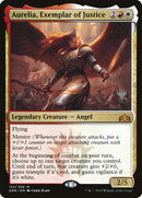 Aurelia, Exemplar of Justice (Promo Pack) [Guilds of Ravnica Promos] Foil