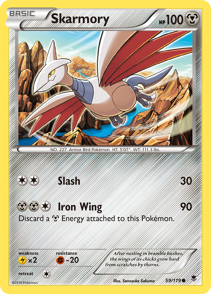 Skarmory (59/119) [XY: Phantom Forces] Reverse Holofoil