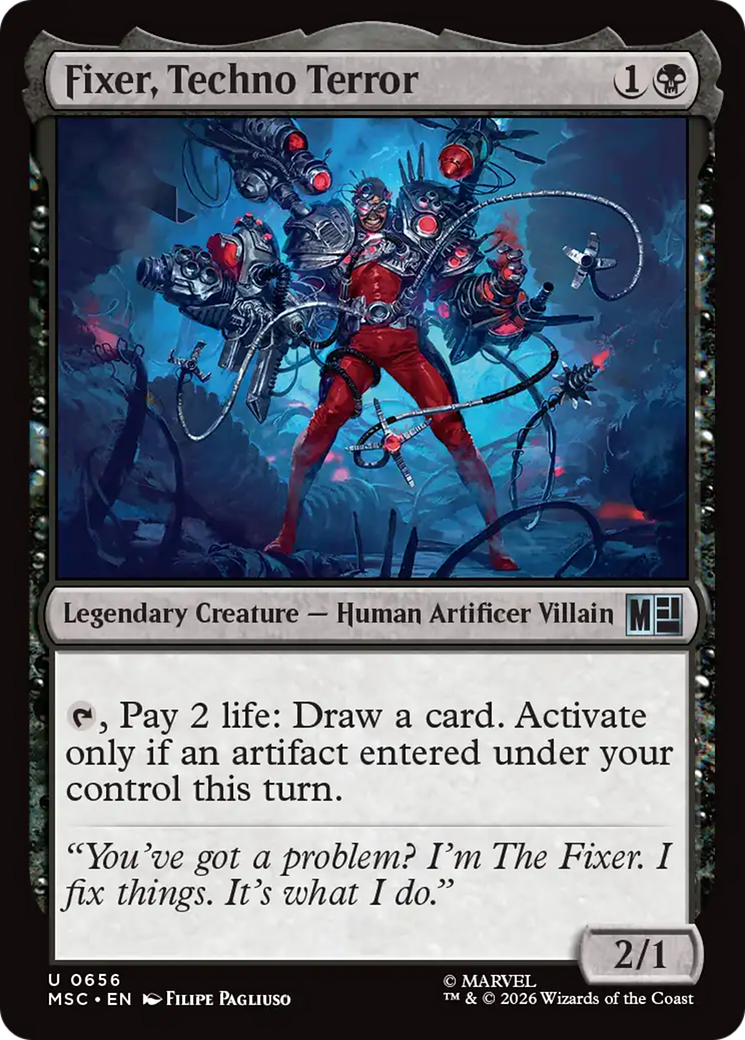 Fixer, Techno Terror [Marvel Super Heroes Commander] Foil