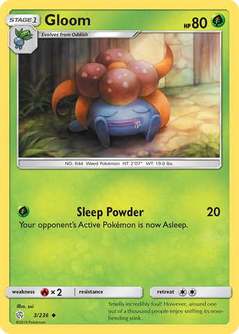 Gloom (3/236) [Sun & Moon: Cosmic Eclipse] Reverse Holofoil