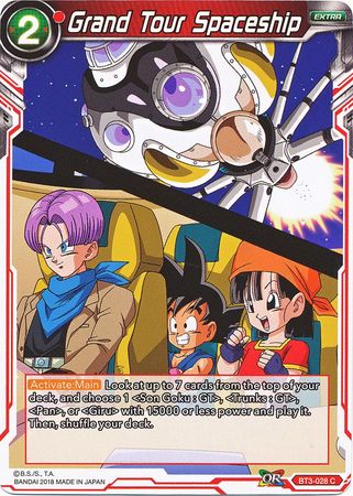 Grand Tour Spaceship (BT3-028) [Cross Worlds] Parallel Foil