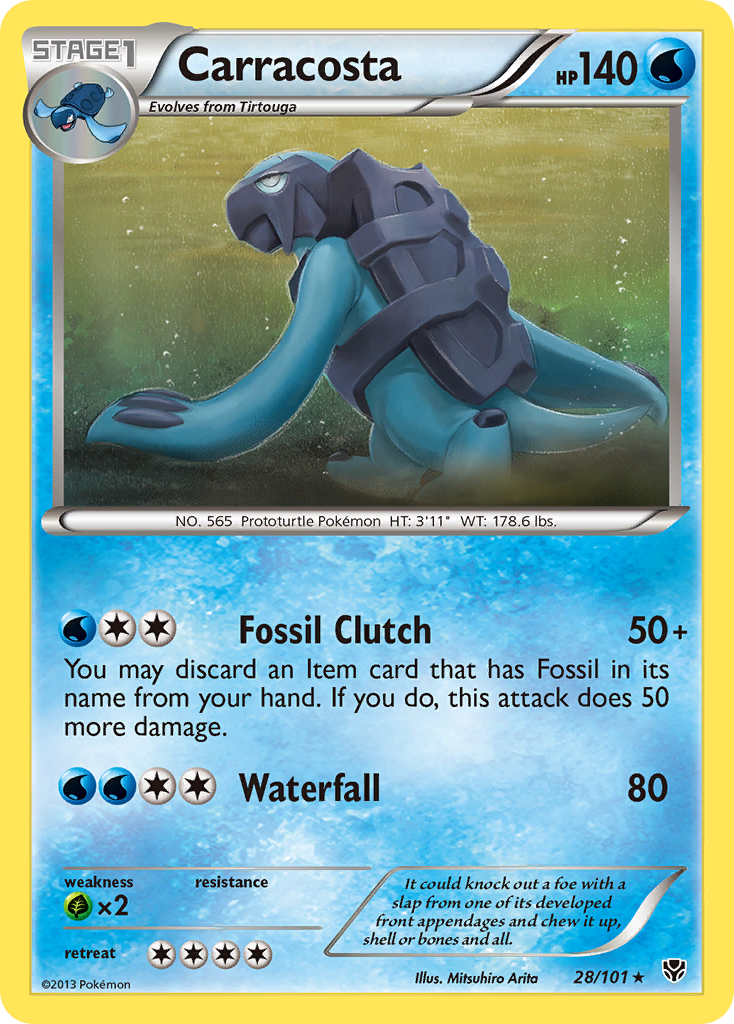 Carracosta (28/101) [Black & White: Plasma Blast] Reverse Holofoil