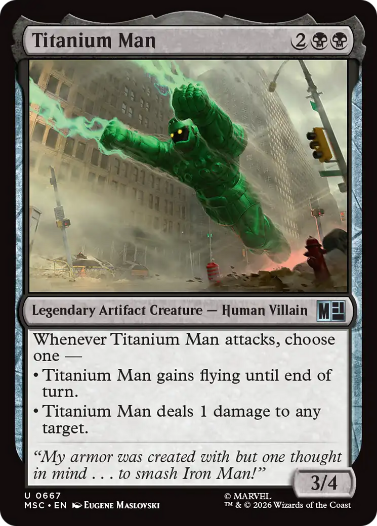 Titanium Man [Marvel Super Heroes Commander] Foil
