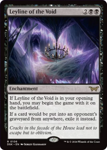 Leyline of the Void [Duskmourn: House of Horror] Foil
