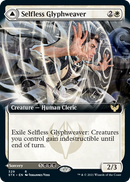 Selfless Glyphweaver // Deadly Vanity (Extended Art) [Strixhaven: School of Mages] Foil