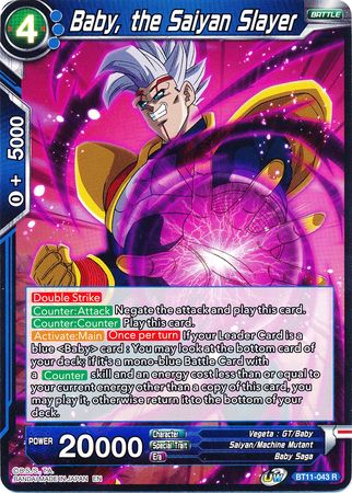 Baby, the Saiyan Slayer (BT11-043) [Vermilion Bloodline] Parallel Foil