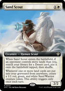 Sand Scout (Extended Art) [Outlaws of Thunder Junction Commander] Foil