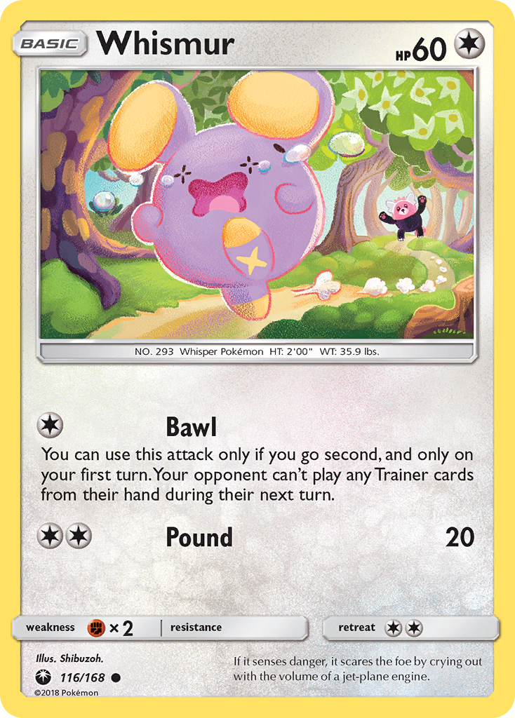 Whismur (116/168) [Sun & Moon: Celestial Storm] Reverse Holofoil